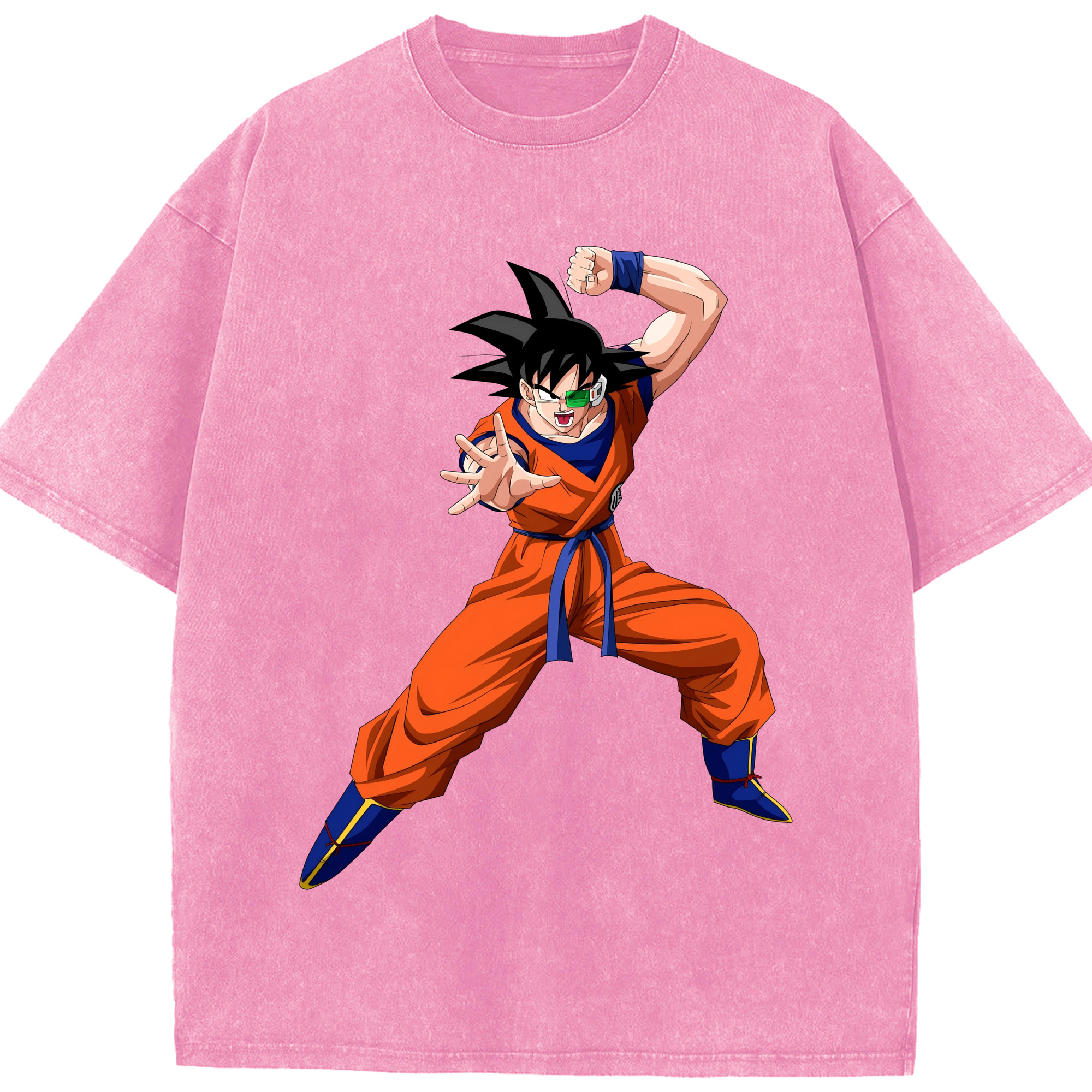 ドラゴンボール 孫悟空（そん ごくう）Son Goku カカロット DRAGON BALL Kakarotto 綿100% ヴィンテージ風 半袖Tシャツ（フロントプリント）